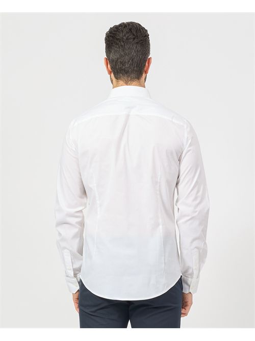 Armani long-sleeved cotton shirt ARMANI EXCHANGE | 8NZC31-ZN28Z1100